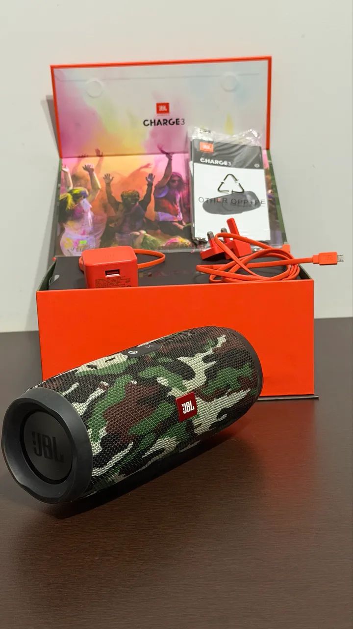 Caixa de Som Bluetooth JBL Charge 3 - Foto 4
