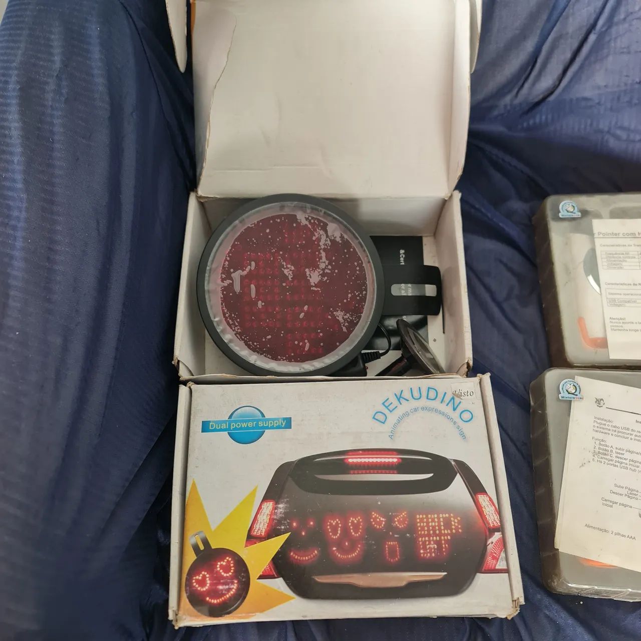 Kit paresentadores laser e led para carros  - Foto 2