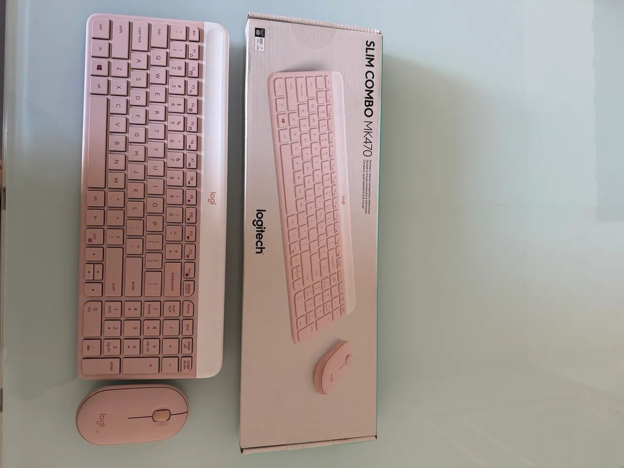 Kit Teclado e Mouse Logitech MK470 - Novo/Usado
