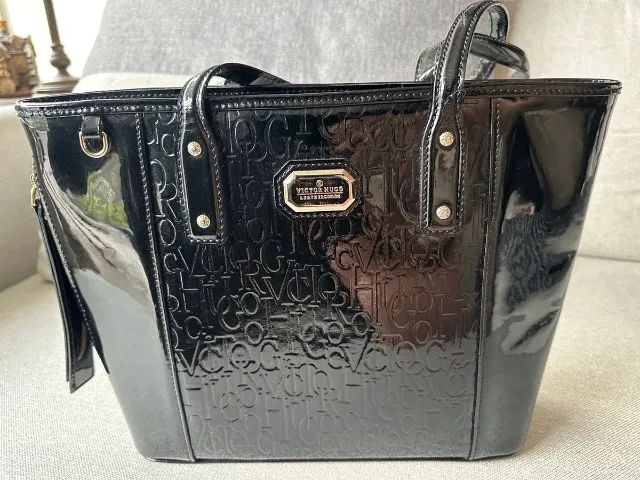 Bolsa Victor Hugo Jenny original em couro  - Foto 4