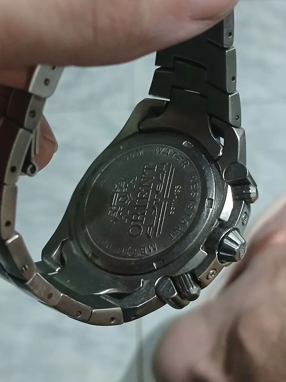 relógio masculino Orient Flytech Titanium MBTTC001 - Foto 2