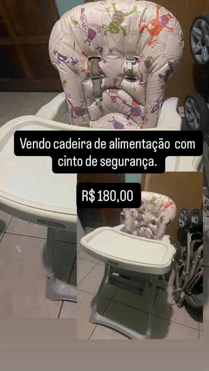 Cadeirinha para alimentação usada 