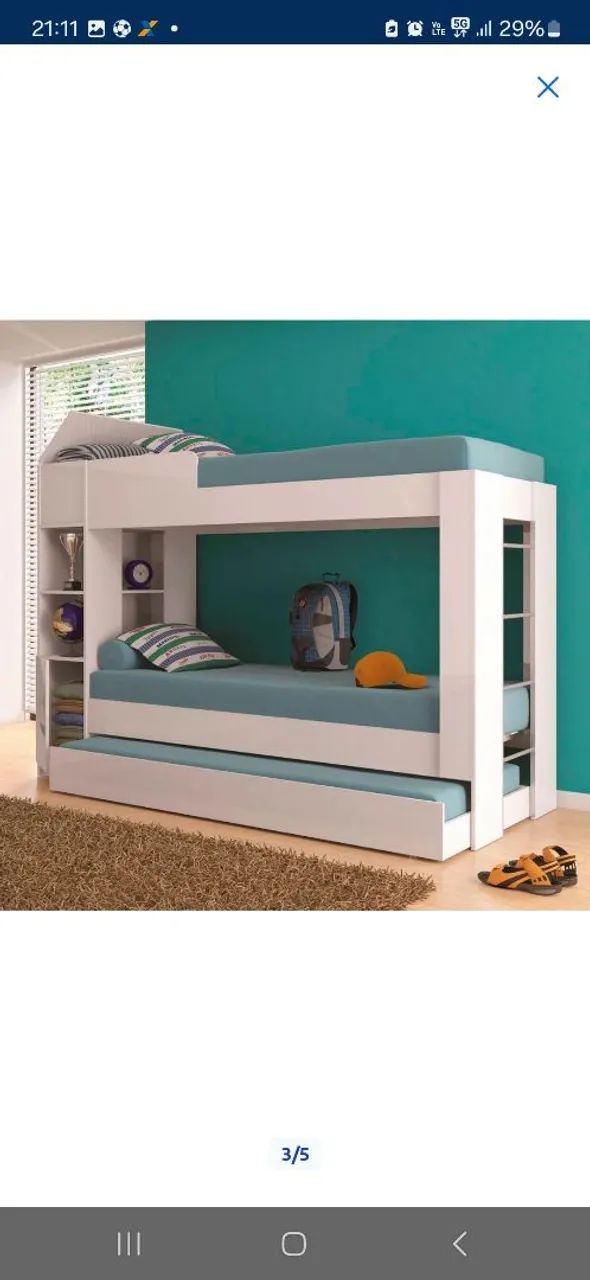 BELICHE com cama auxiliar NOVA