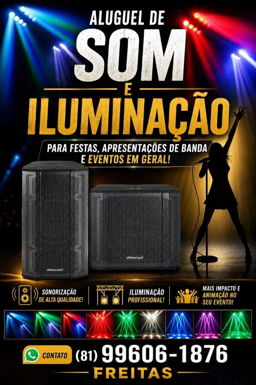 ALUGO CAIXAS DE SOM OP 5060 POTENTES ACOMPANHA MESA 12 CANAS E PAR DE MICROFONES - Foto 6