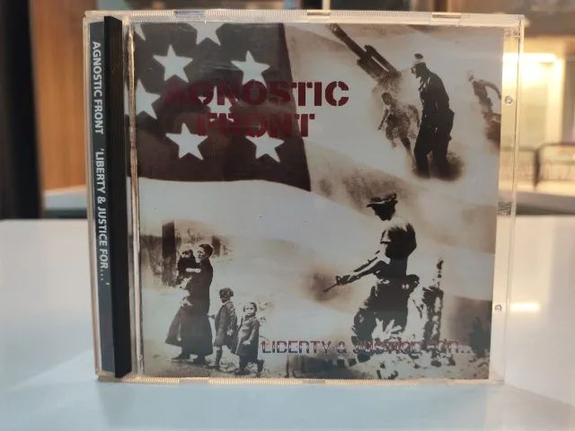 CD  Agnostic Front: Liberty & Justice for... (Importado, prensagem de 1989)