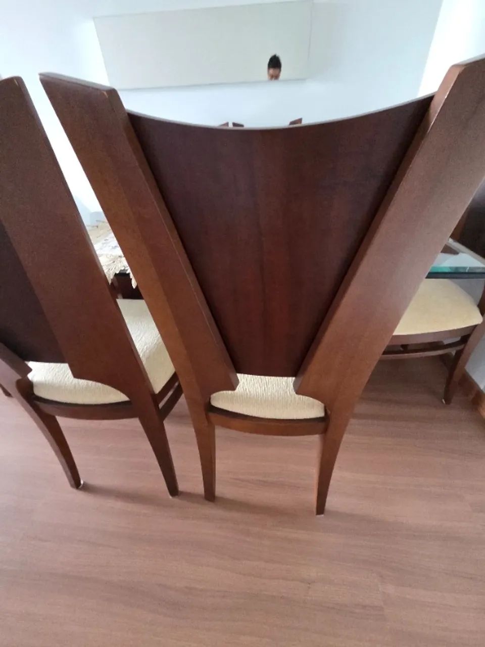 Mesa de jantar quadrada com 8 cadeiras  - Foto 4