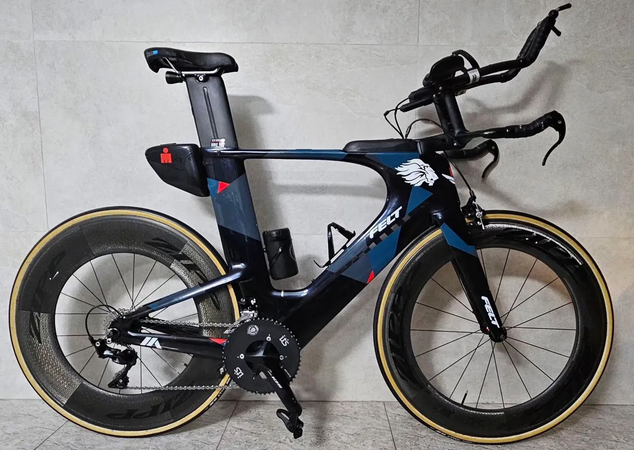 その他 Feelcycle Felt IAx Advanced 2023 + Rodas Zipp Carbono | Bike de Triathlon