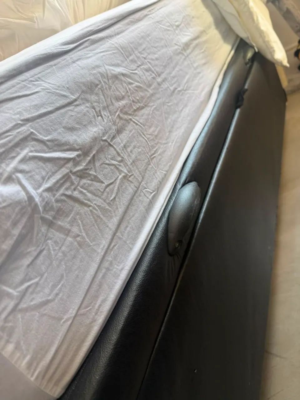 Vendo cama casal Baú - Foto 4