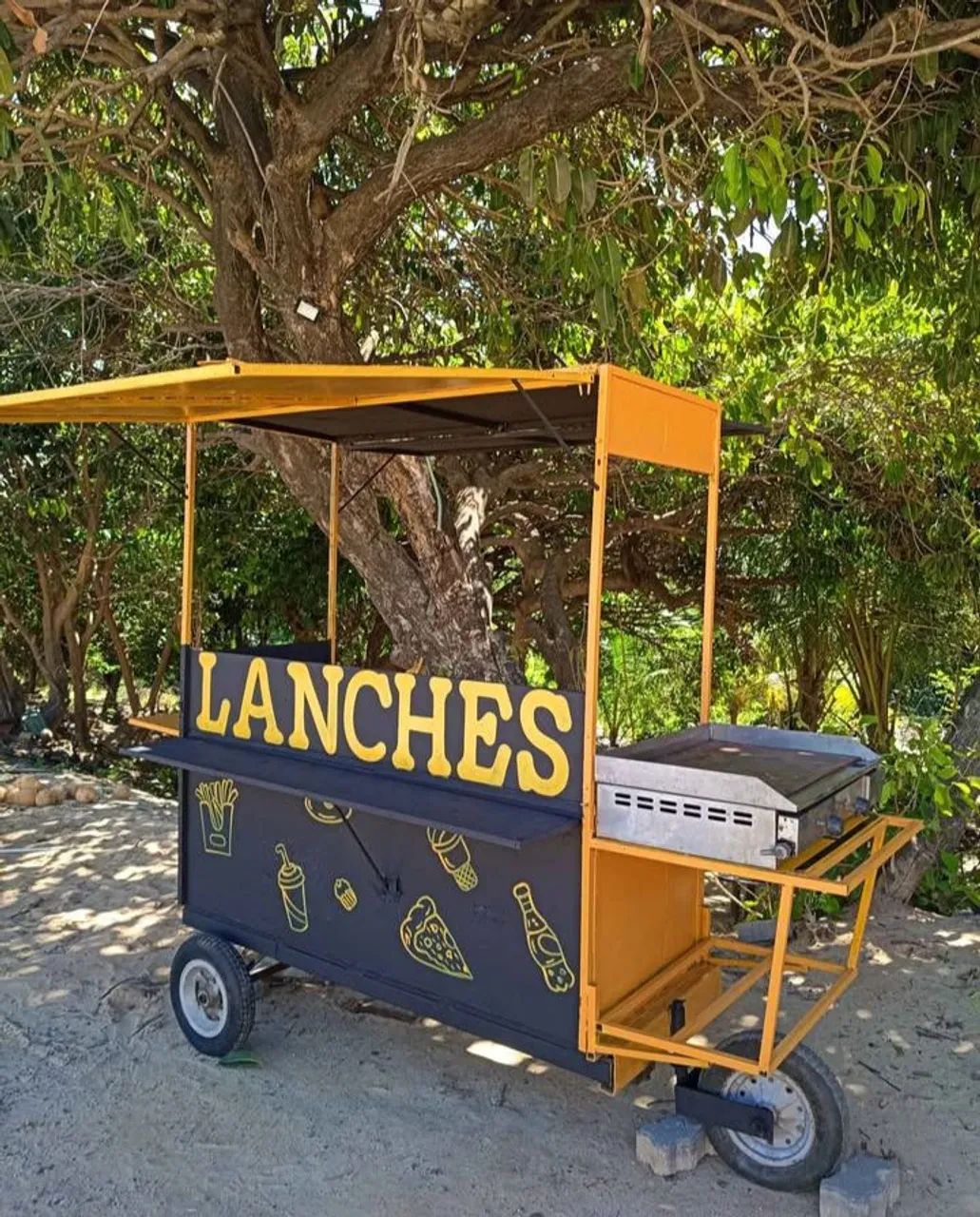 Carrinho de lanche .. tapioca e sanduíche  - Foto 2