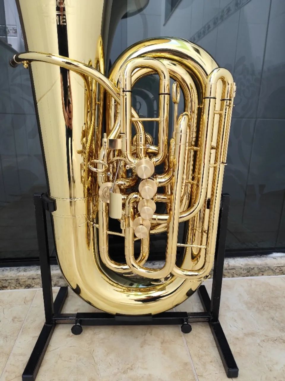 Tuba 5/4 Hs Musical TB1E (Mib) Laqueada - Zera - Aceito trocas