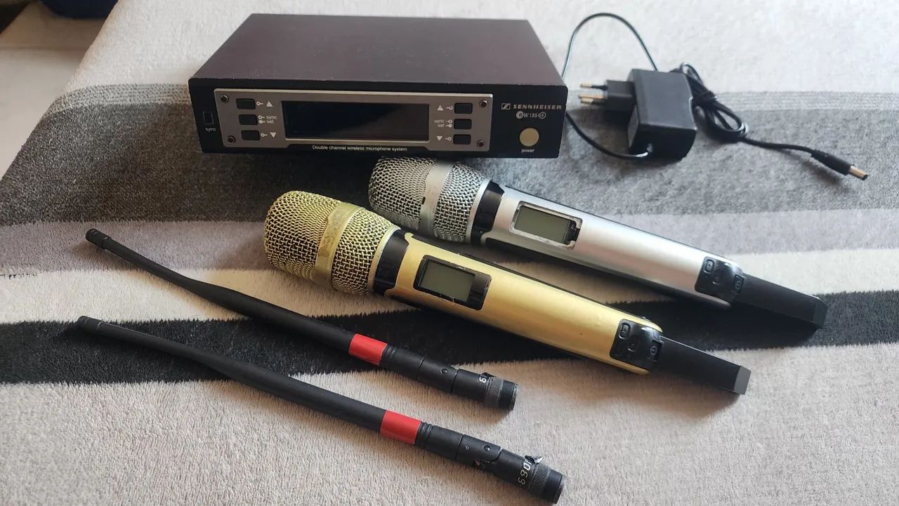 Microfone Sem Fio Duplo