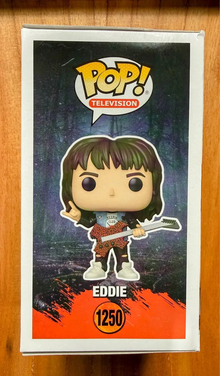 Funko Pop 1250 Eddie W/Guitar Stranger Things Exclusive - Foto 2