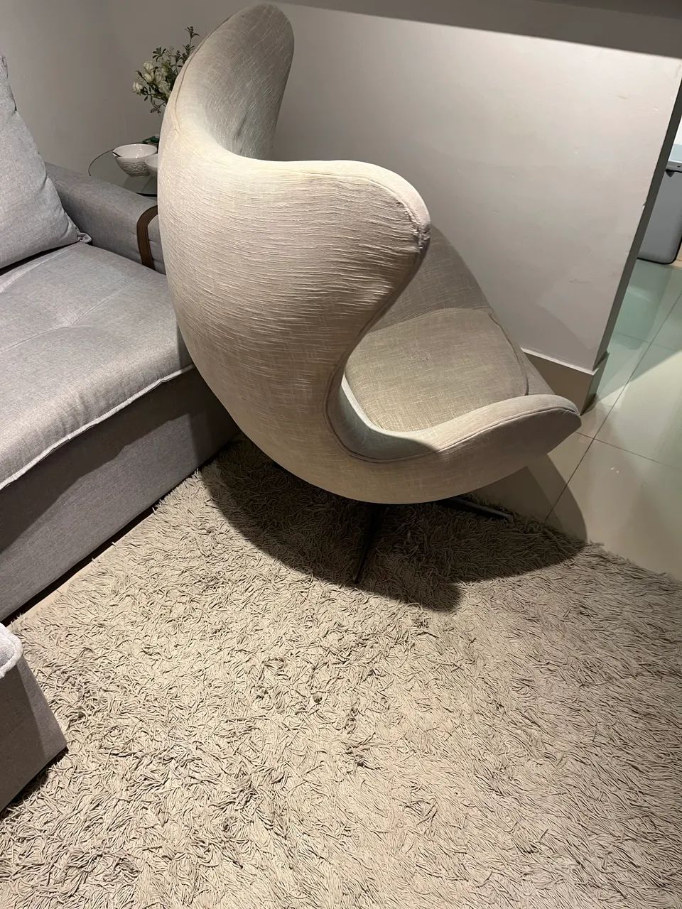 Poltrona EGG em ótimo estado  - Foto 4