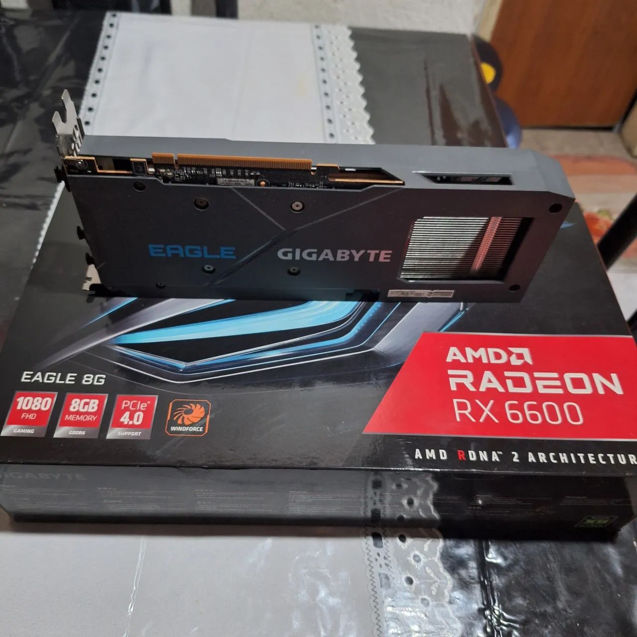 Placa de vídeo Rx 6600 8gb GIGABYTE - Foto 2