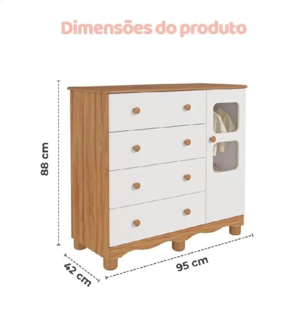 Vendo cômoda  nova, na caixa.8 - Foto 2