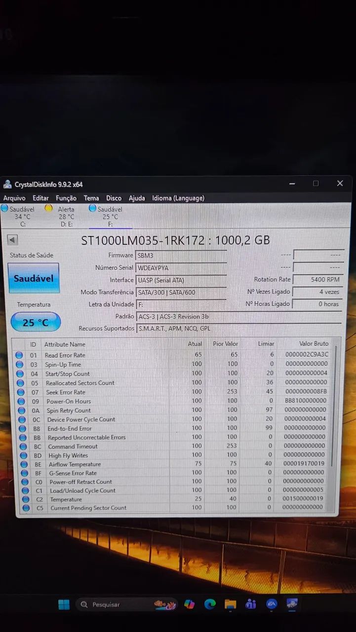 HD Externo Seagate 1TB - Original! - Foto 4