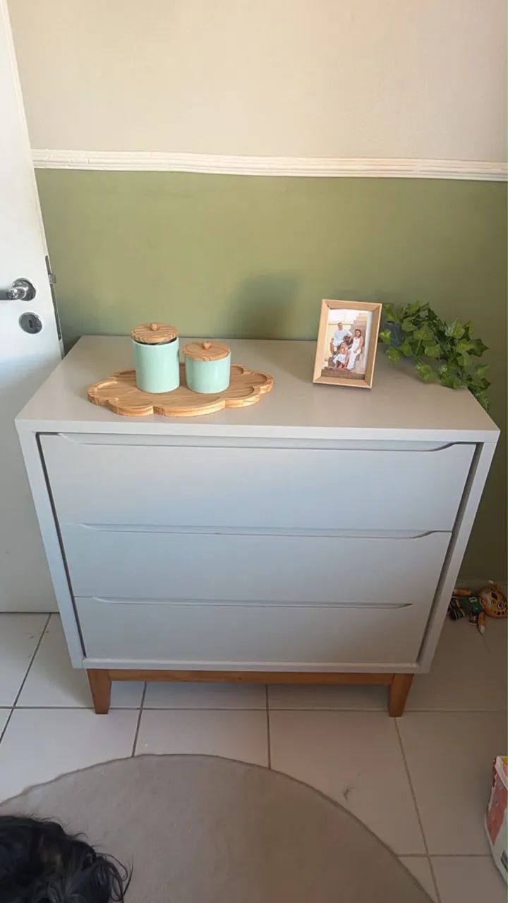 Vendo Berço Bebê (berço com colchão + cômoda) - Foto 5