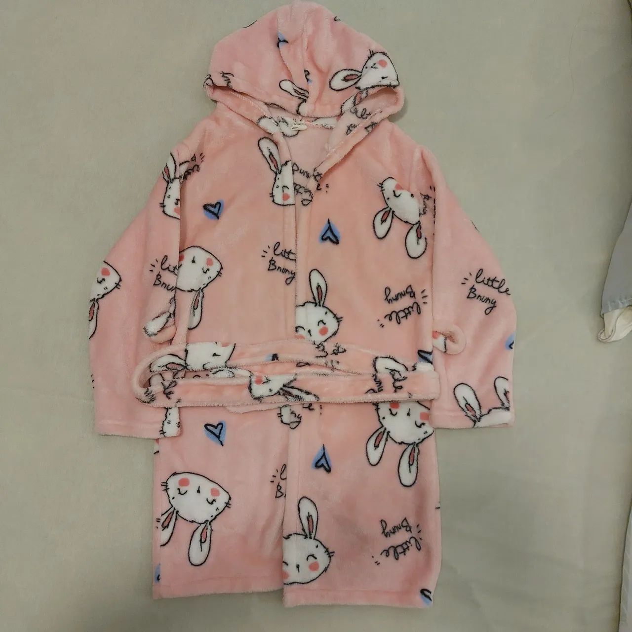 Roupão microfibra infantil.