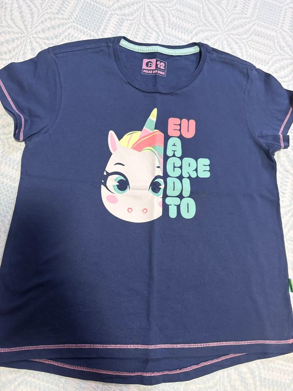 Camiseta Puket P azul marinho  - Foto 4