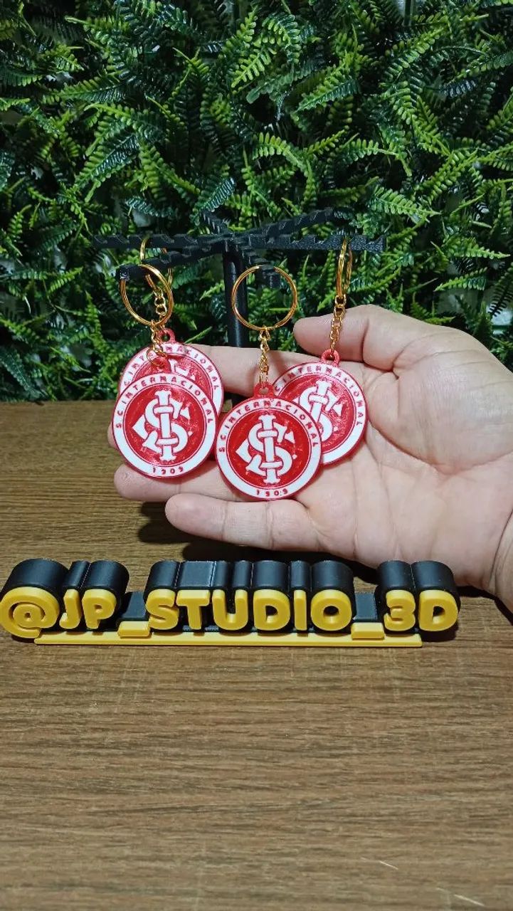 Kit 4 chaveiros do SC Internacional