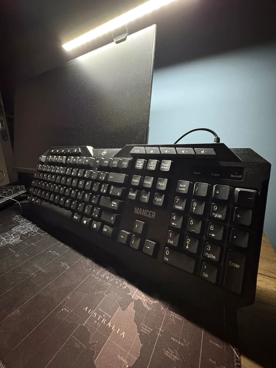 Kit Teclado + Headset Mancer 445600975218298882