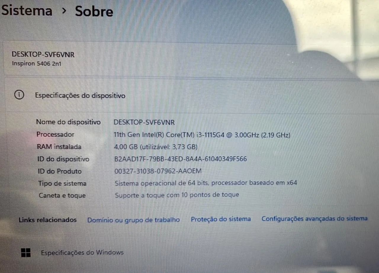 Notebook Dell Inspiron 5406 2in1 - Foto 4