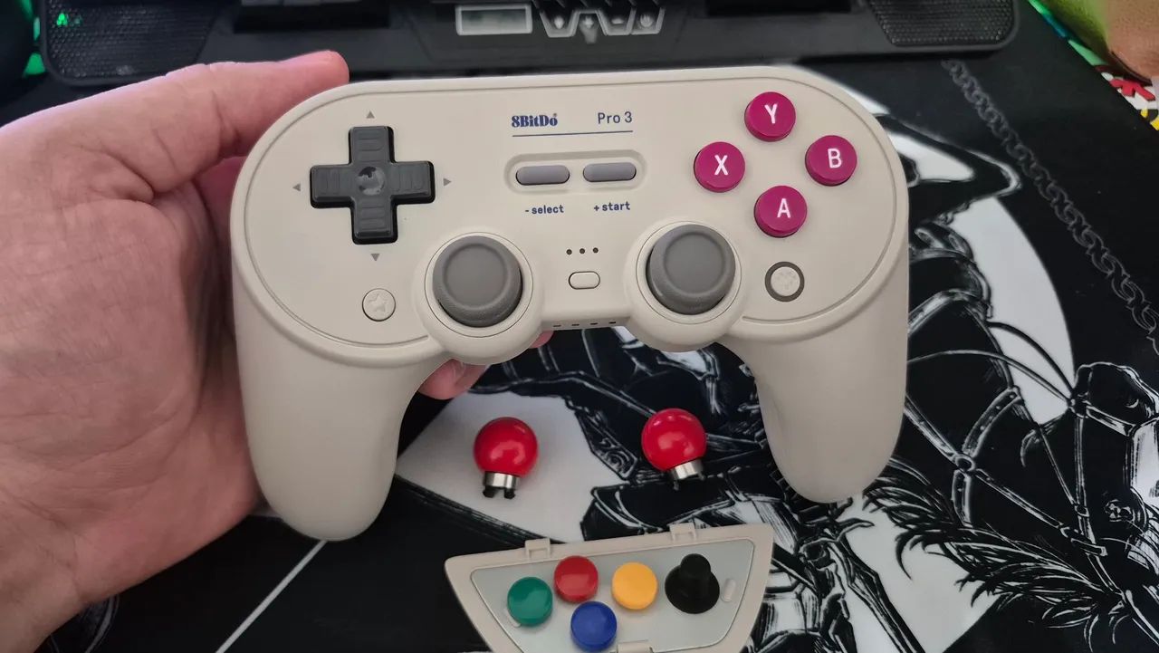 Controle 8BitDo Pro 3 - Novo - Foto 4