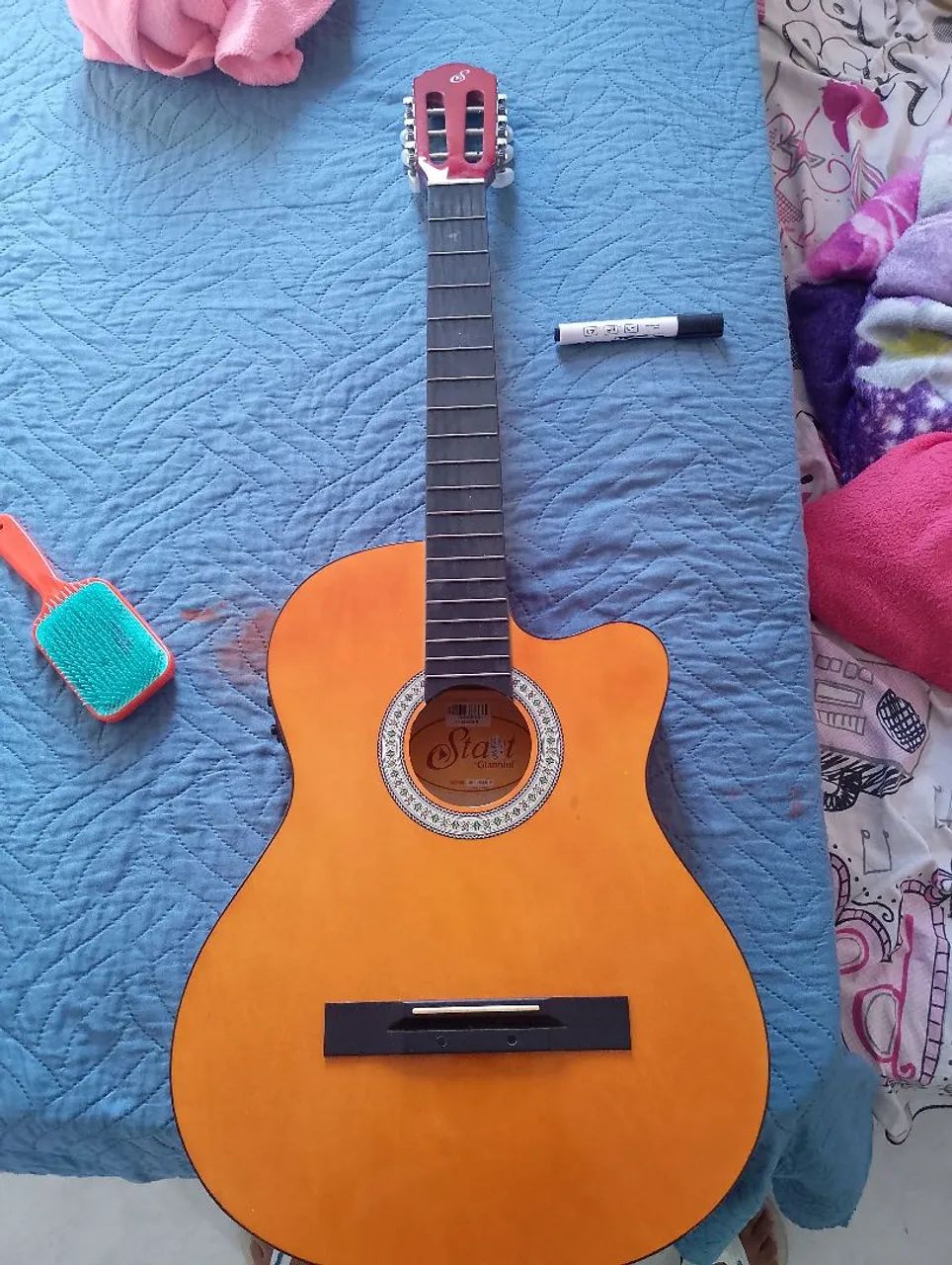 Violão aço elétrico Gianini 