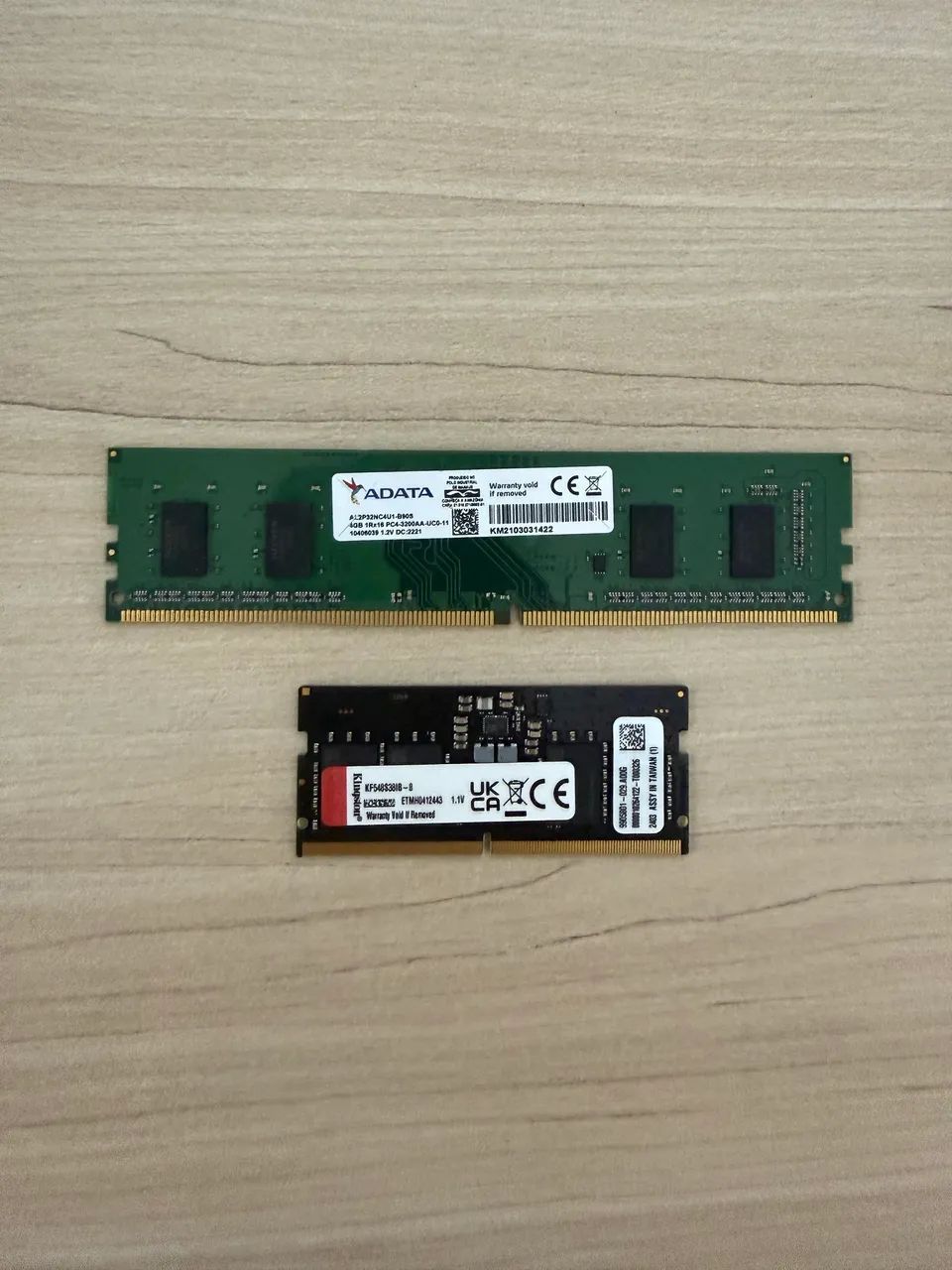 Vendo memórias pra notebook e para PC