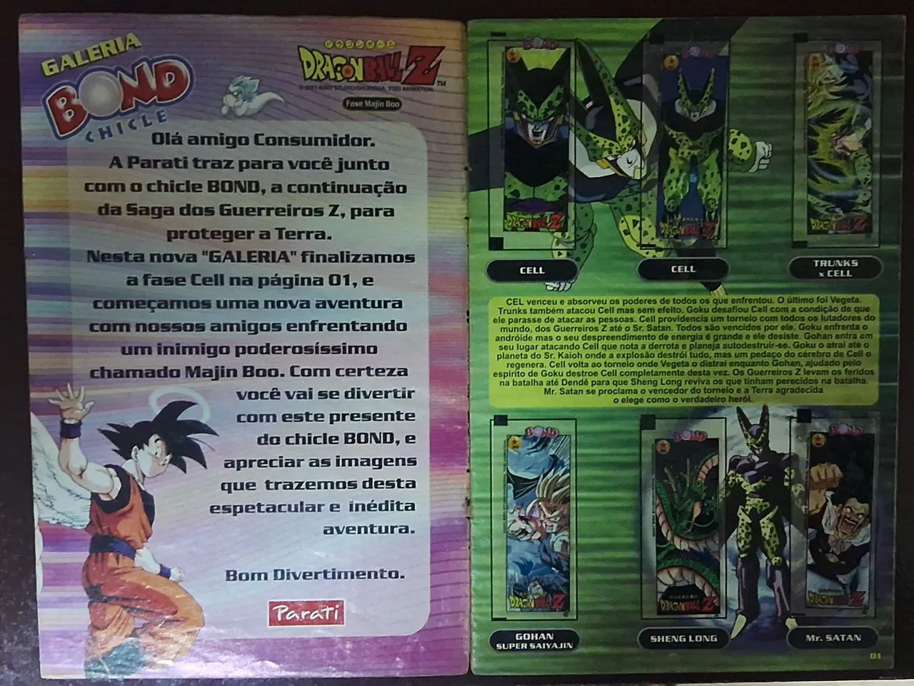Álbum Bond Chicle Dragon Ball Z  - Foto 2
