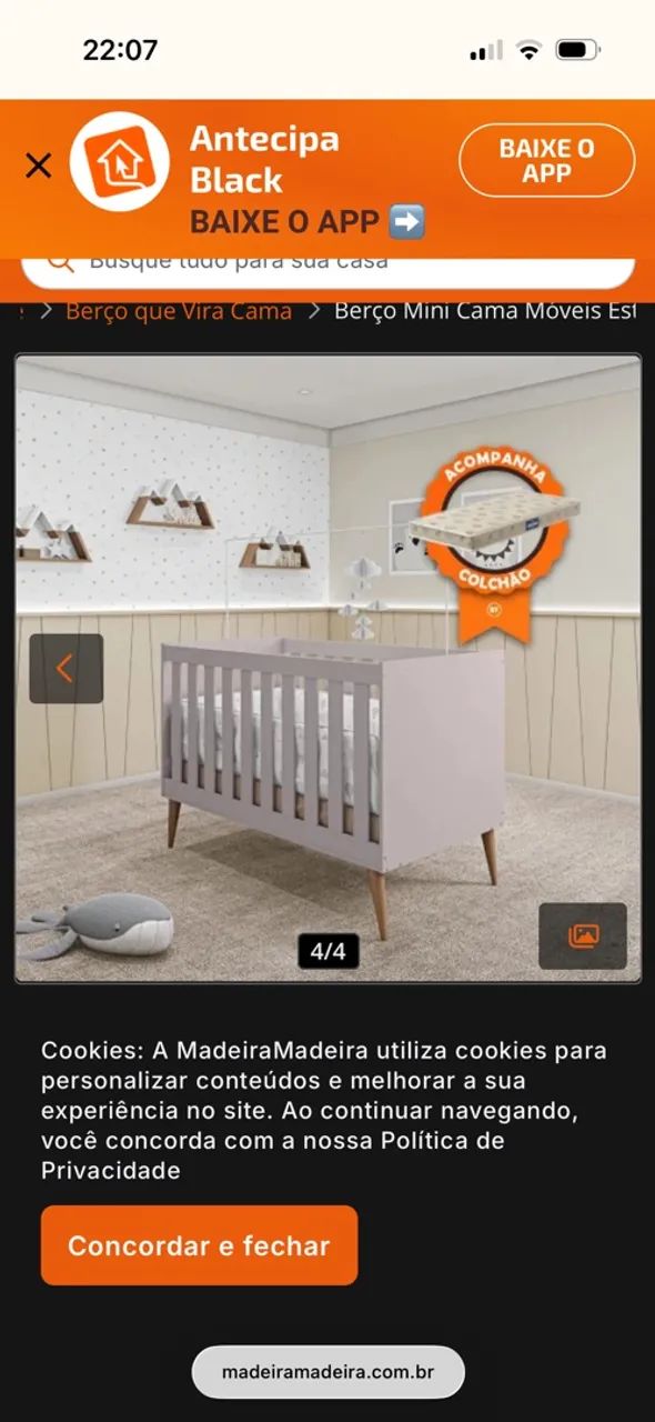 Berço cama abracadabra - Foto 2