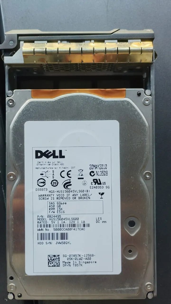 HD enterprise SAS de 450GB 0B24495 