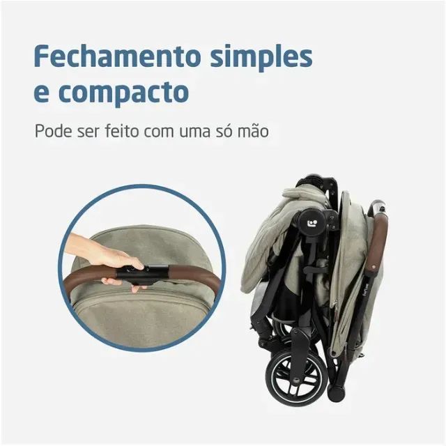 Carrinho de bebê com moisés e bebê conforto - Foto 3