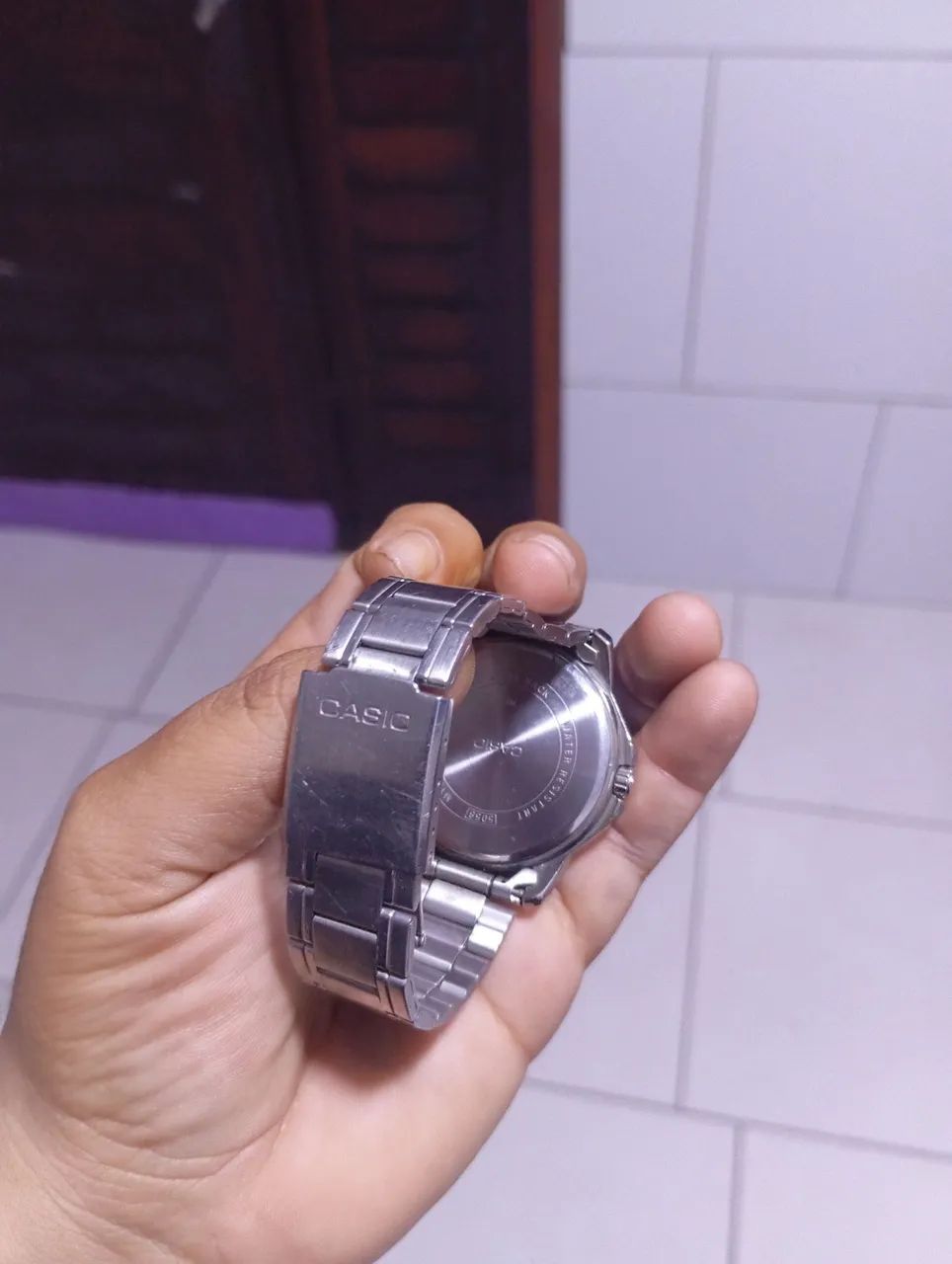 Vendo relógio Casio pegando tudo usado 280 - Foto 2