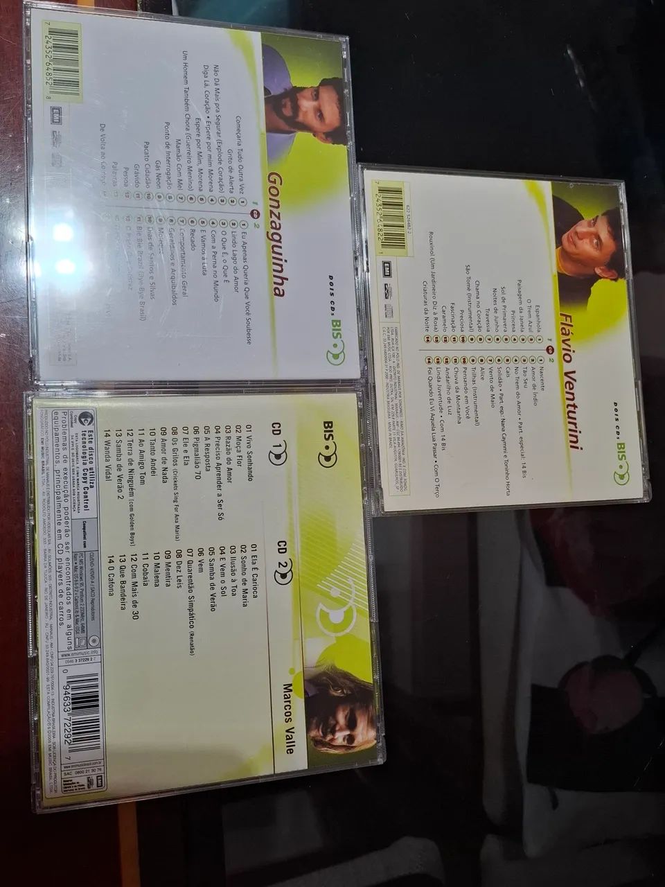 3 cds (CADA UM COM 2) Marcos Valle, Gonzaguinha e Flávio Venturini.  - Foto 3