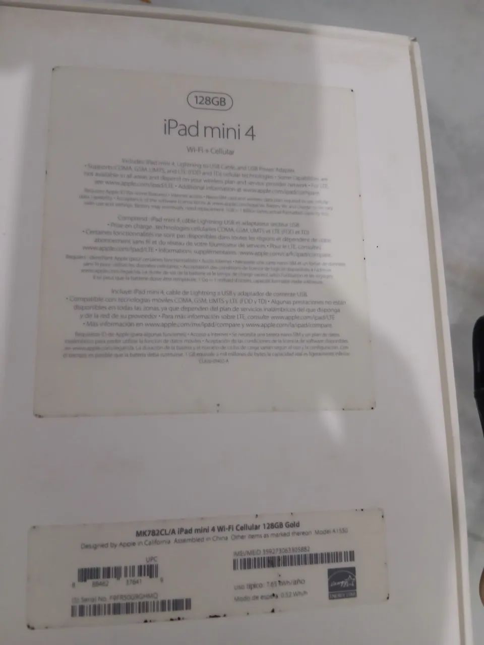 Ipad mini 4 128 giga com chips  - Foto 3