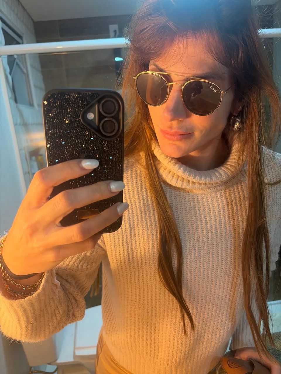 Óculos rayban round - Foto 3