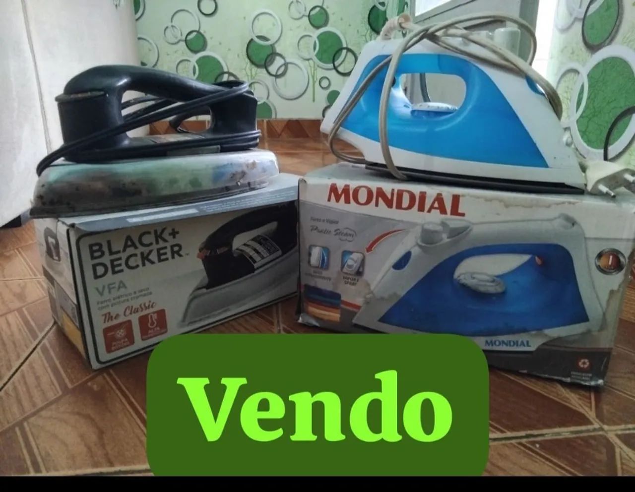 Ventiladores 40cm/ Ferro de passar  - Foto 2
