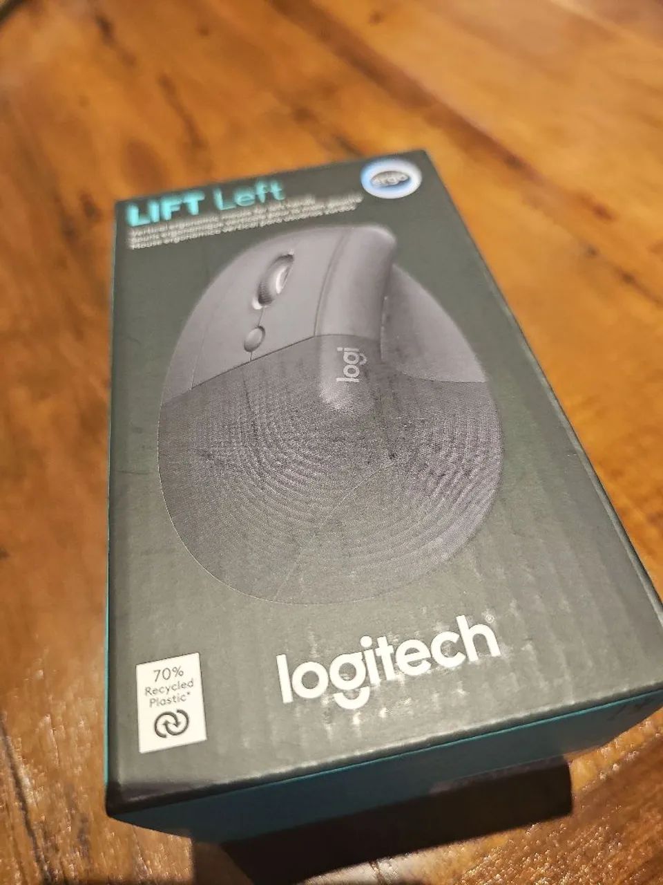Mouse lift left logitech ergonômico 