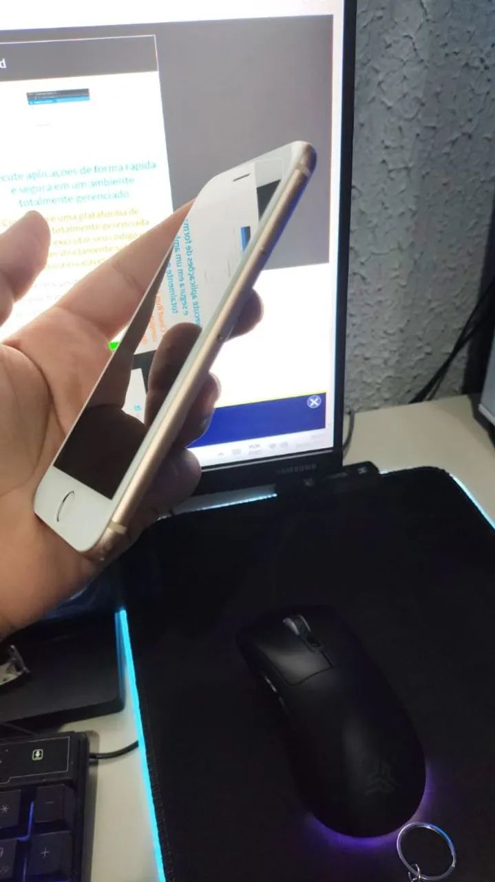 iPhone 8 novinho bateria 100% - Foto 2