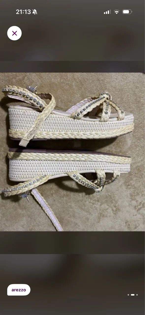 Sandália Arezzo 38 - Foto 2