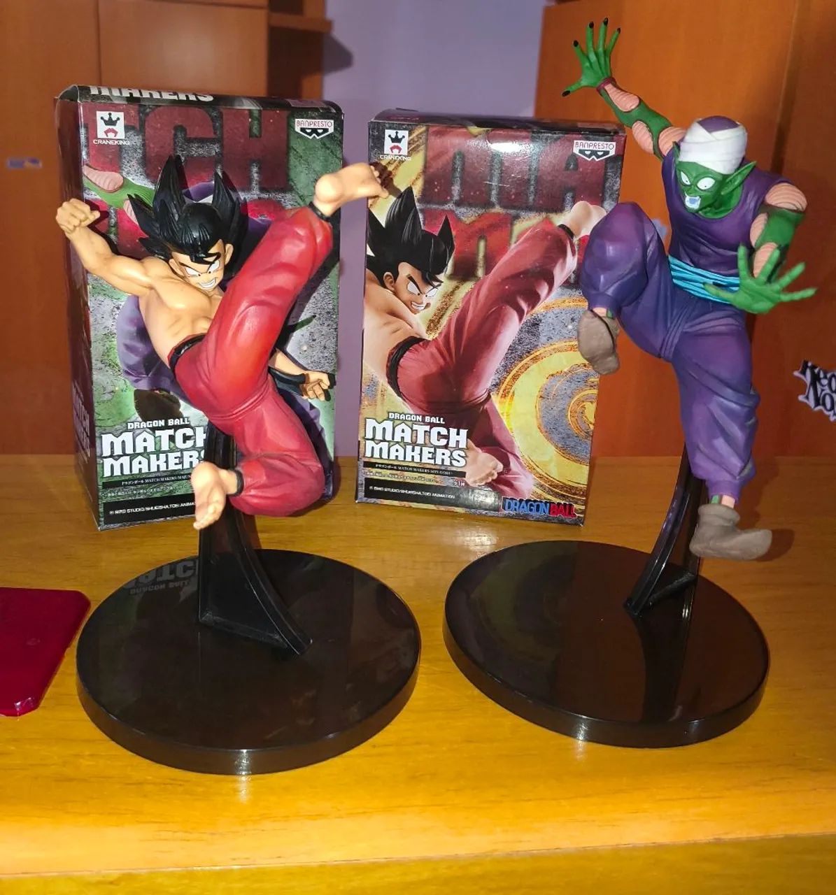 raro!! Bandai matchmakers Goku e Piccolo!