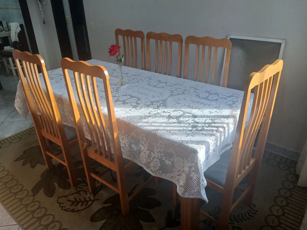 Mesa de jantar balcão  e espelho - Foto 3