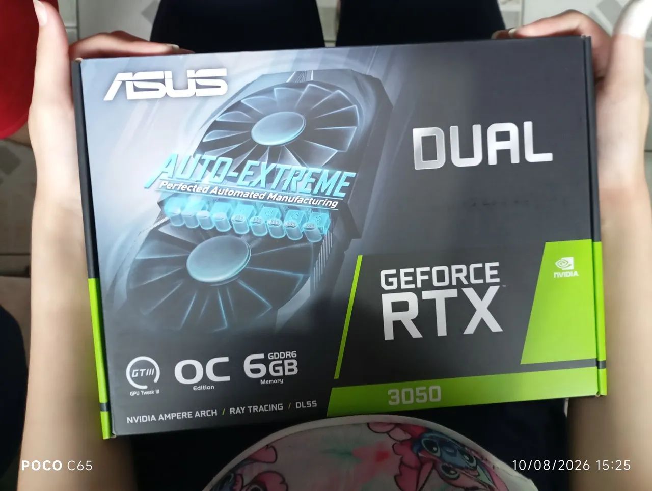 RTX 3050 6GB NOVA!!!!