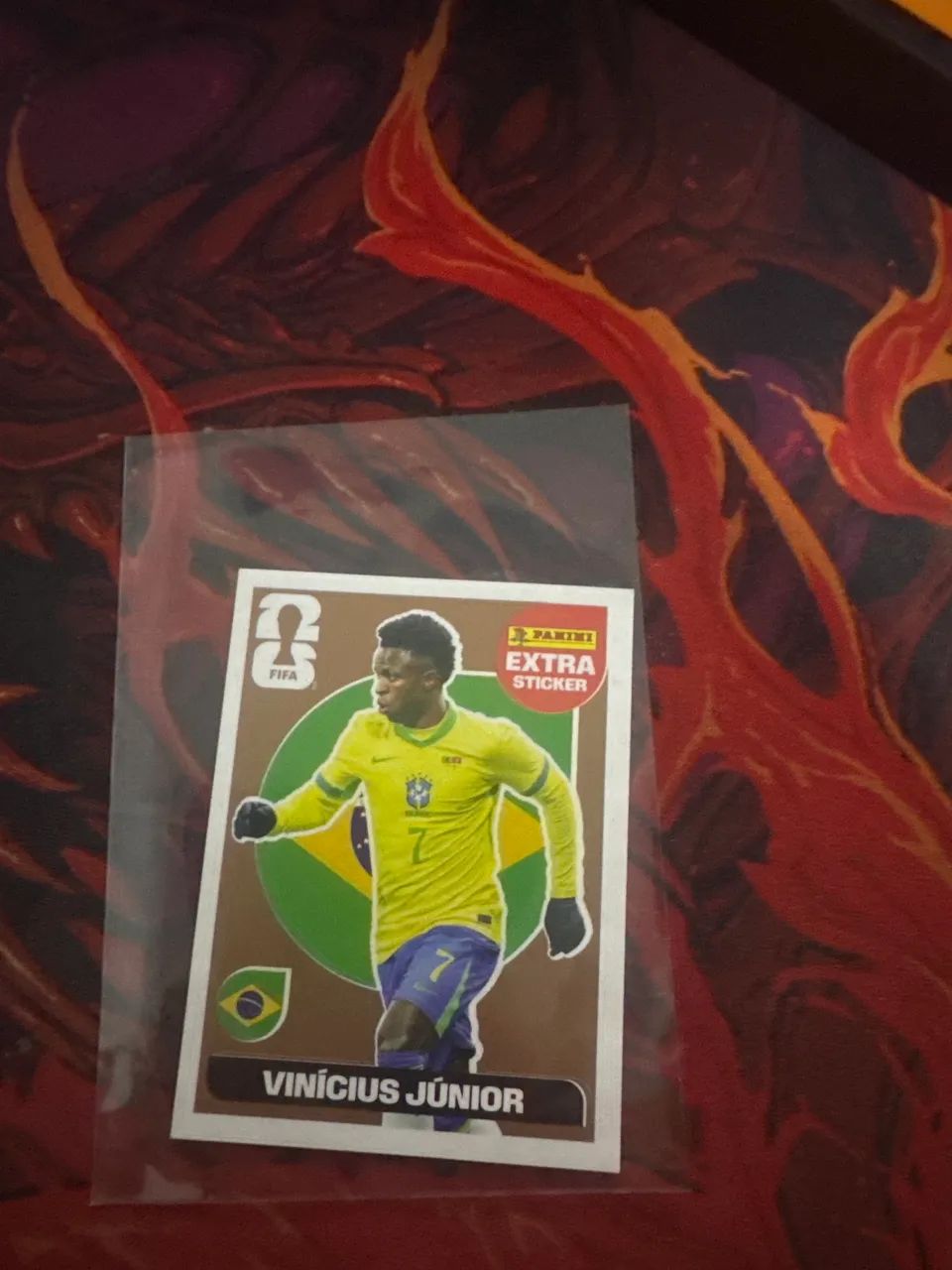 Extra sticker Vinicius Júnior bronze 