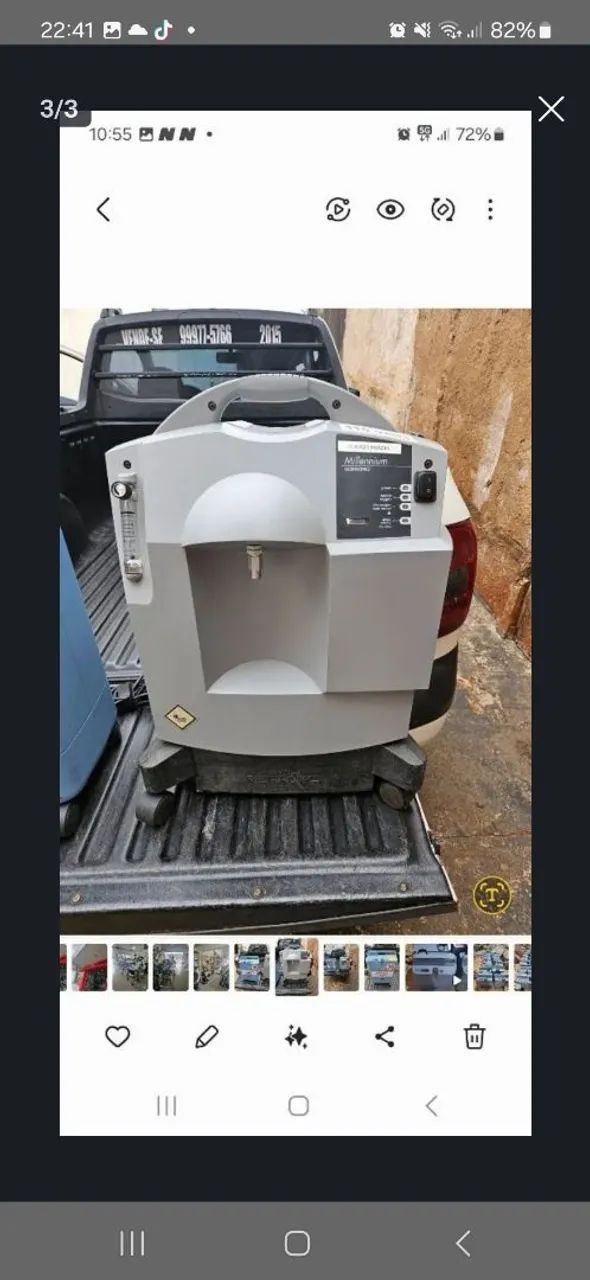 Concentrador oxigenio millenio