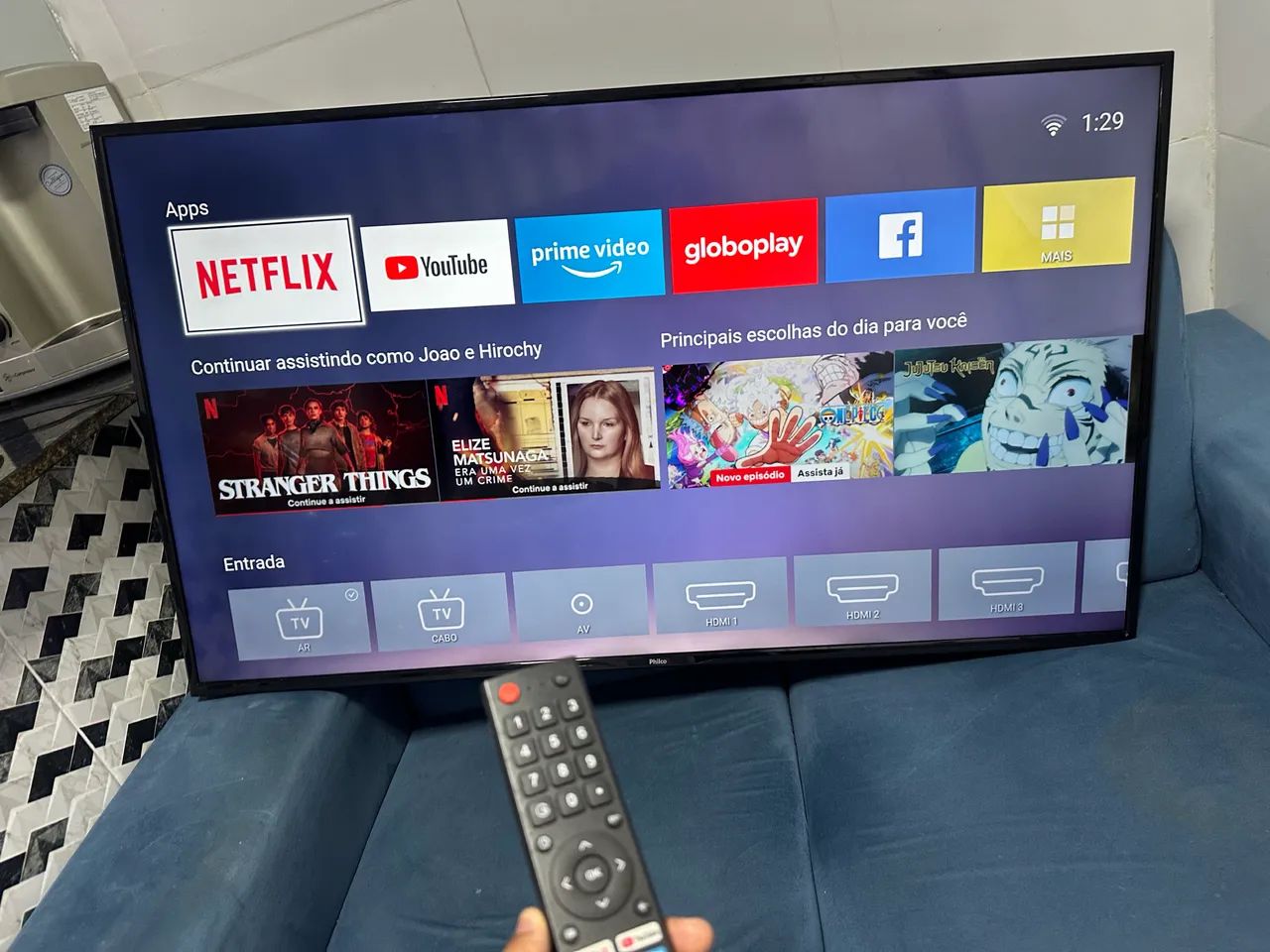 Vendo tv 50 polegadas, Philco 4k - Foto 2