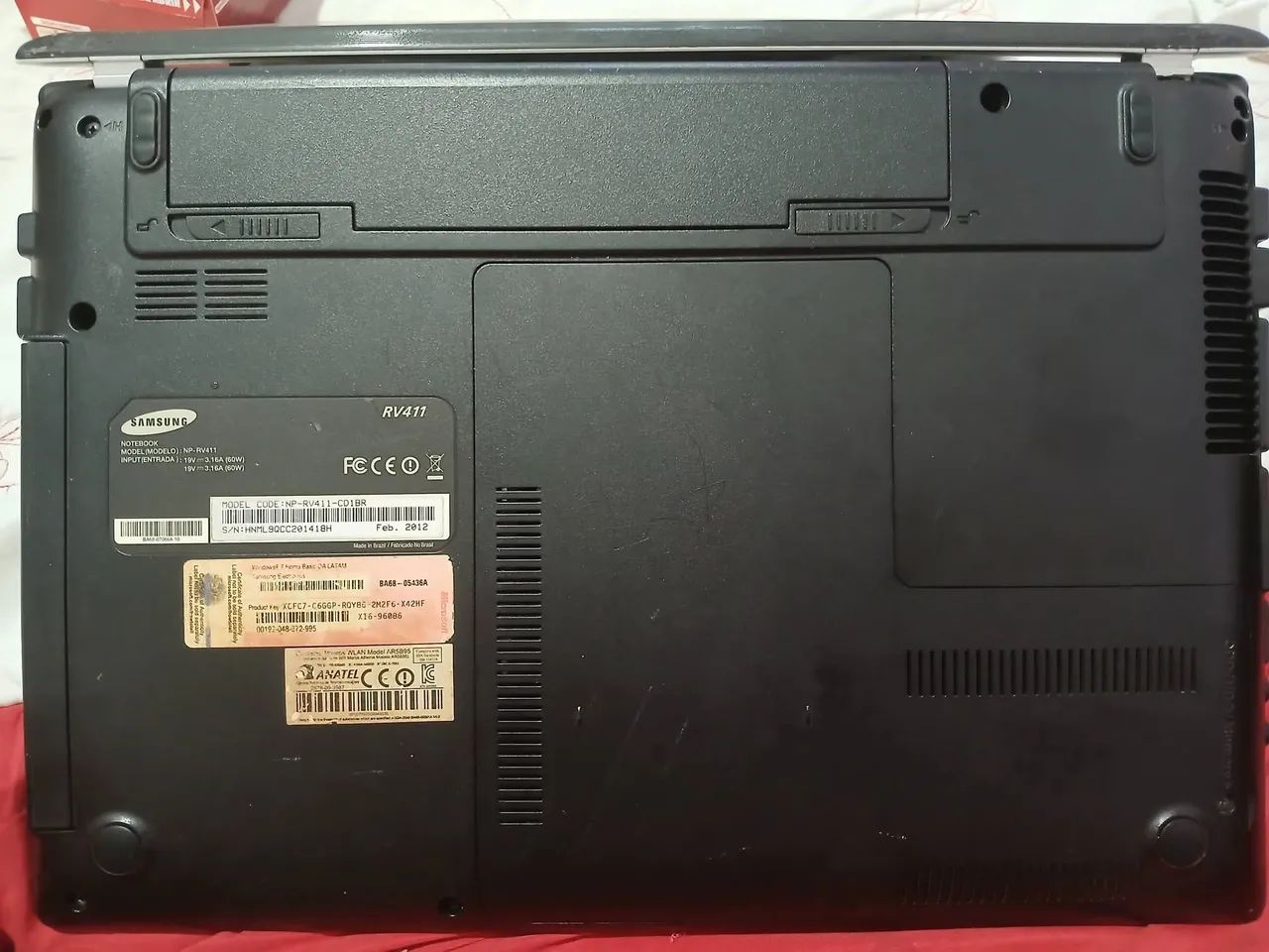 Notebook Samsung RV411 à venda para retirada de peças. - Foto 3