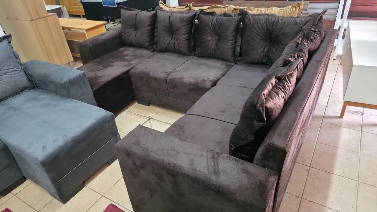 Sofa de canto com chaise novo  - Foto 3
