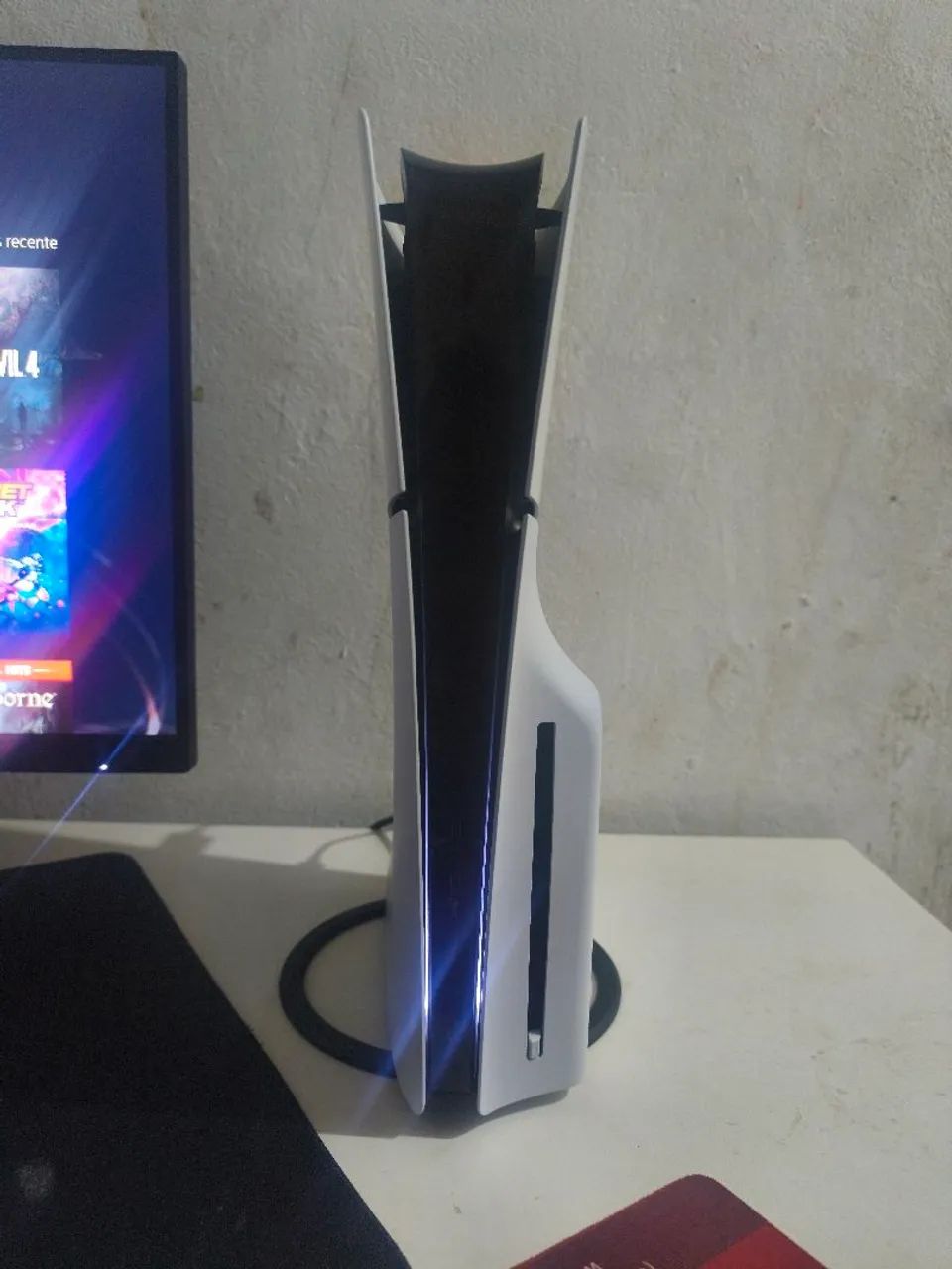 PS5 SLIM COM LEITOR DE DISCO+JOGOS - Foto 4